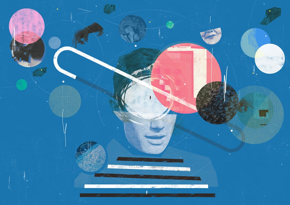 Art work by Nate Kitch for 'Putting Parkinson’s In The Picture'.