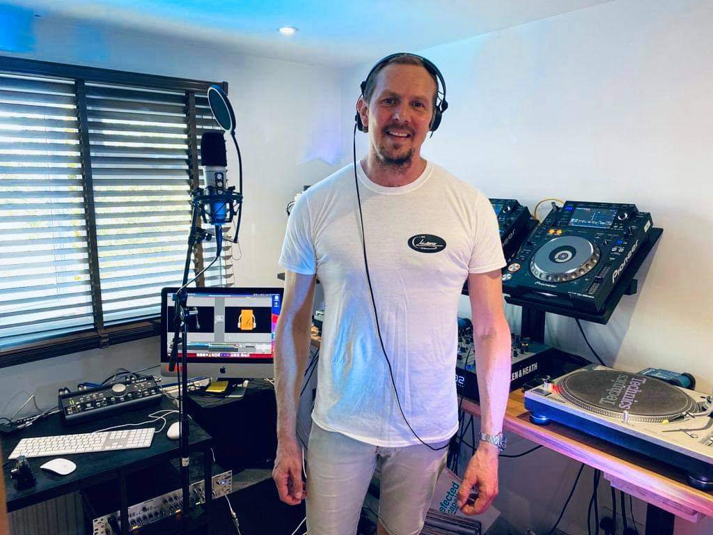 Picture shows Steve Middleton in the Midtone Music HQ