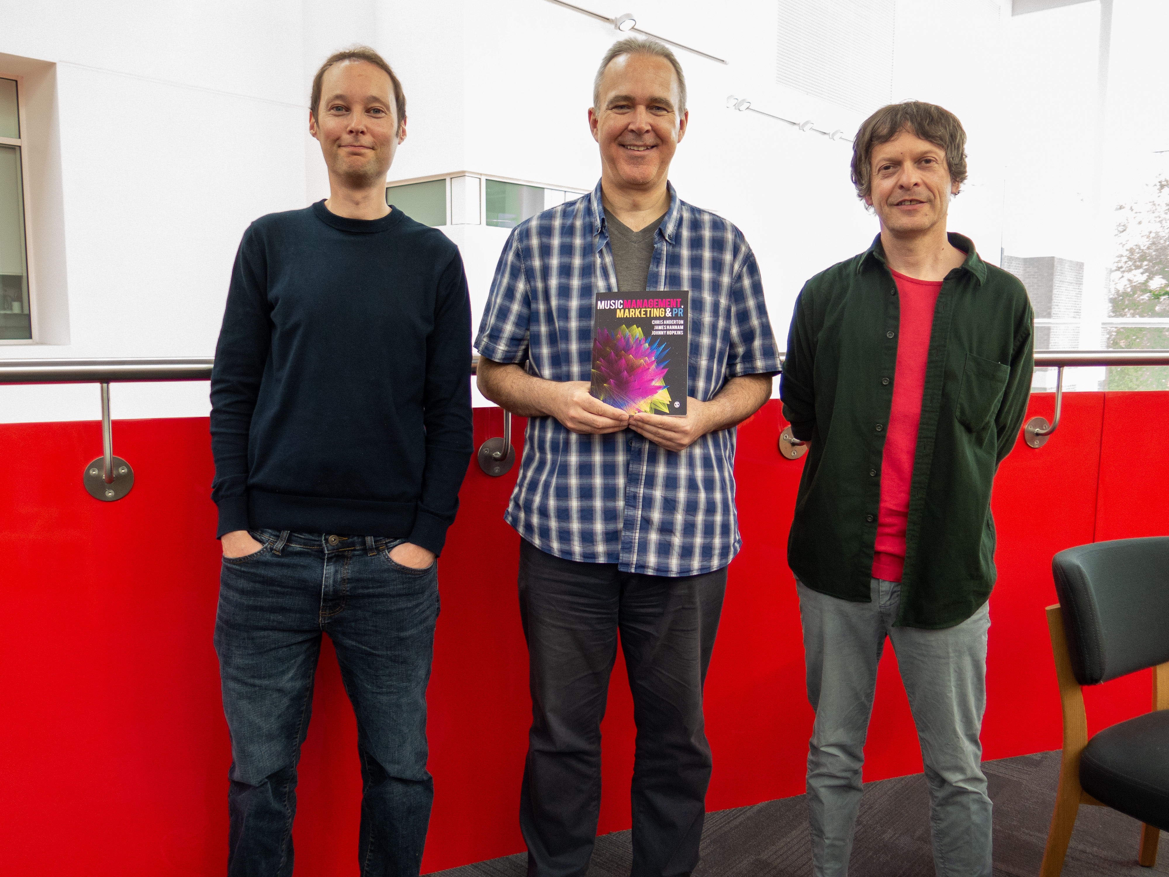 Image shows three Solent academics
