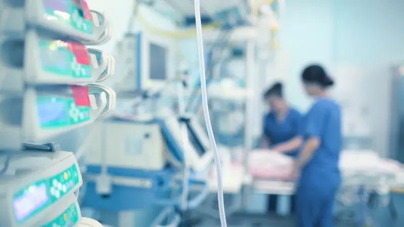 Nurses working in a hospital