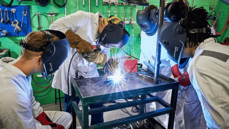 A group of engineering students