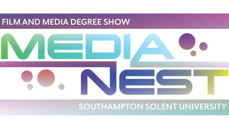 Media production degree show logo
