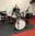 Alicia at her drums