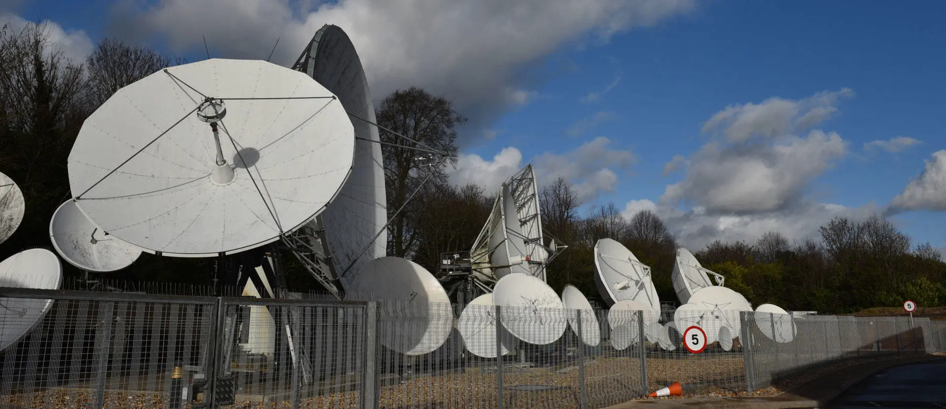 Satellites at Arqiva's Crawley Court site near Winchester