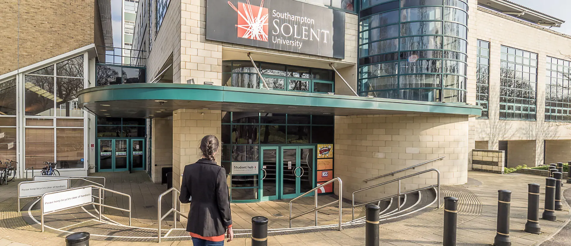 Solent University entrance