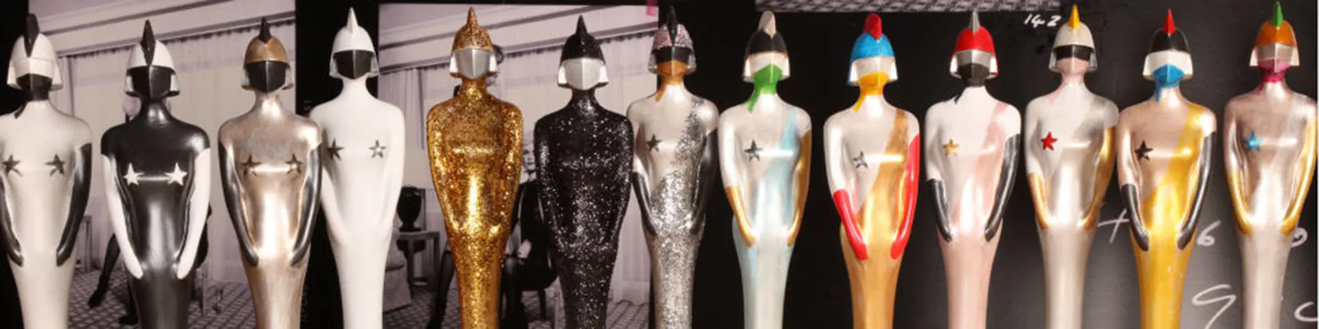 Brit Awards 2016 statuettes designed by Pam Hogg.