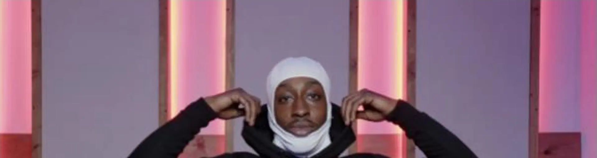 Brooklyn at an album photo shoot