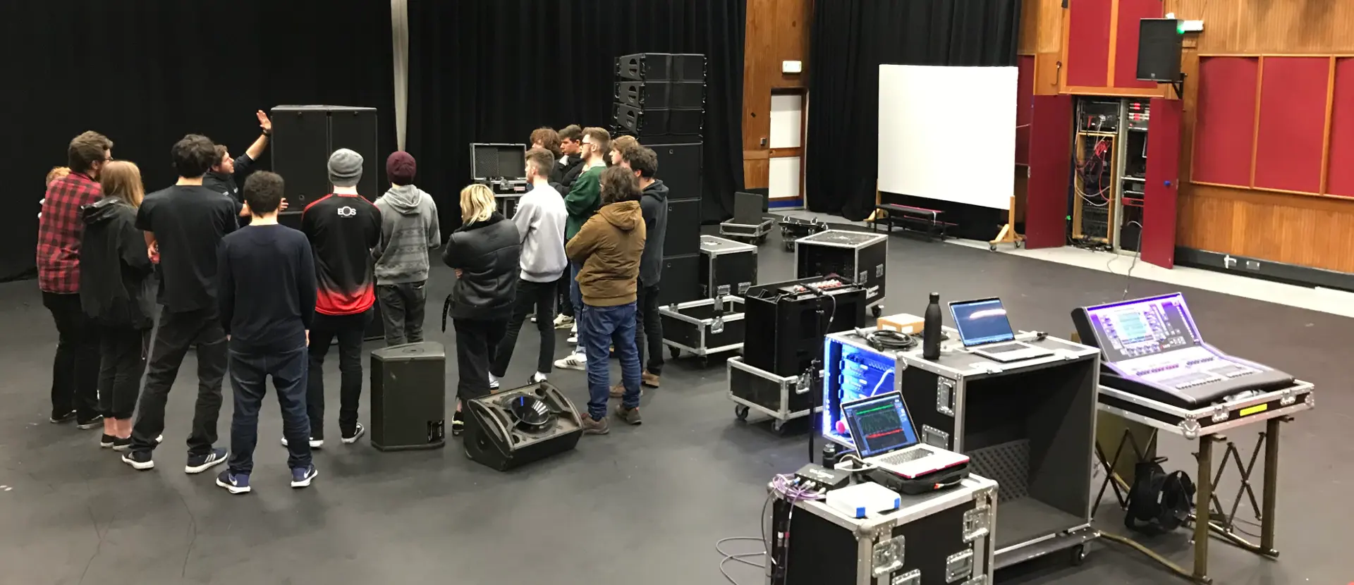 Media technology students hear from Expression Events director, Lewis Richardson