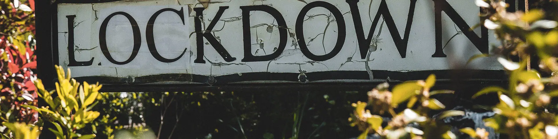 Street sign saying 'lockdown'