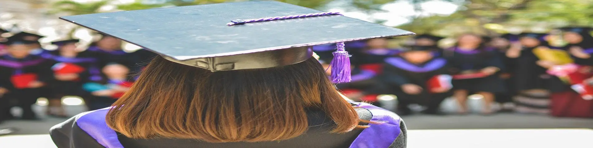 person in a graduation cap