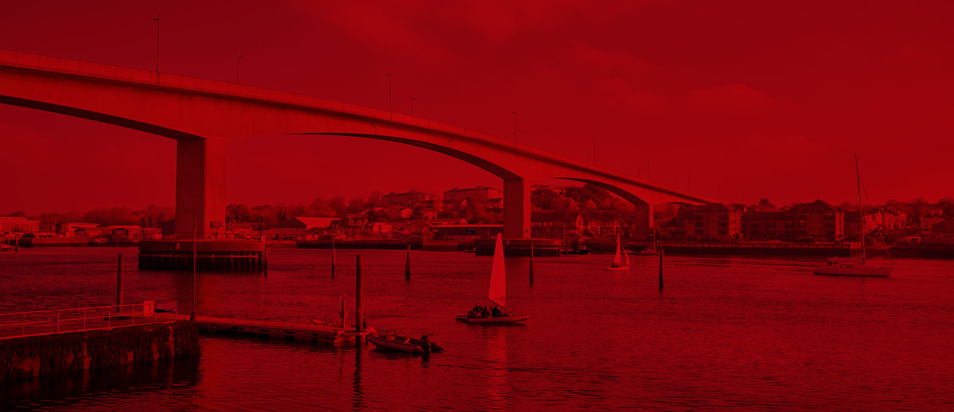 View of the Itchen Bridge, Southampton
