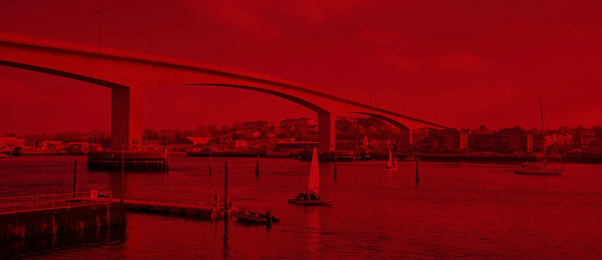 View of the Itchen Bridge, Southampton
