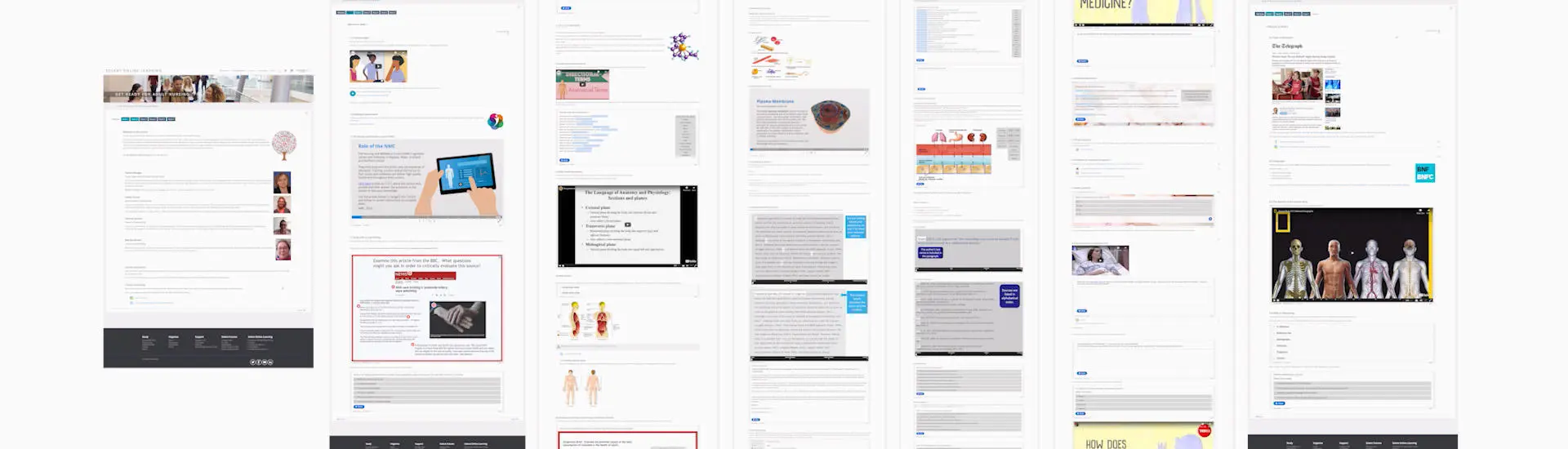 Some of the nursing pre-arrival resources