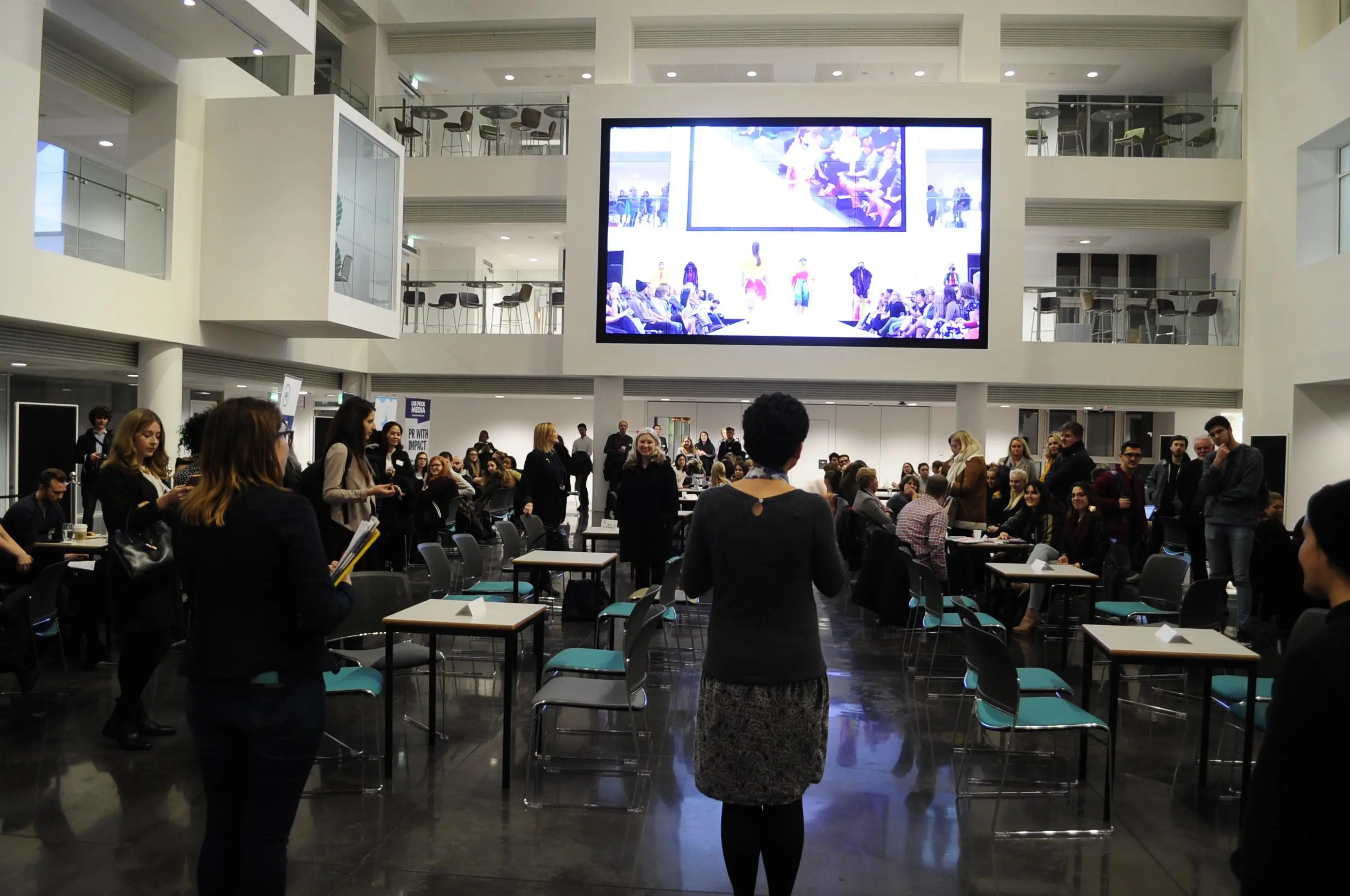 People at an event in The Spark
