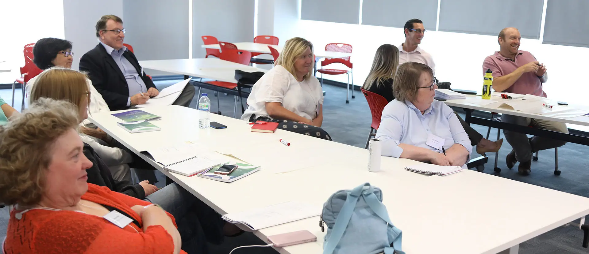 Solent lecturers in a classroom