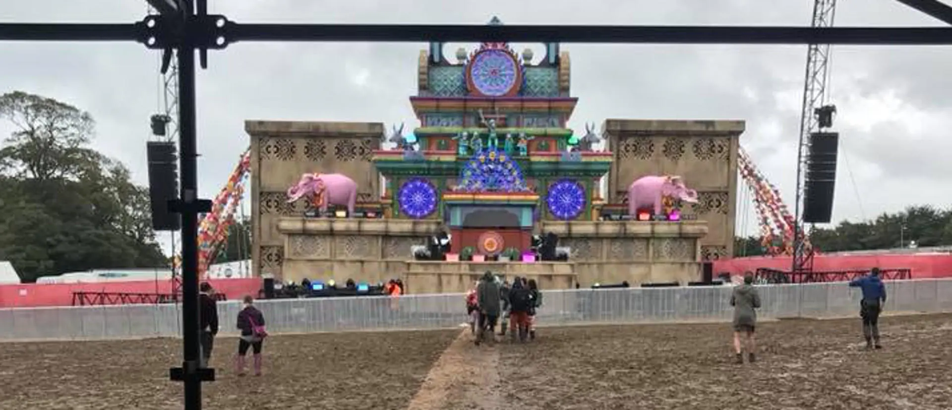 Setting up the summer festivals