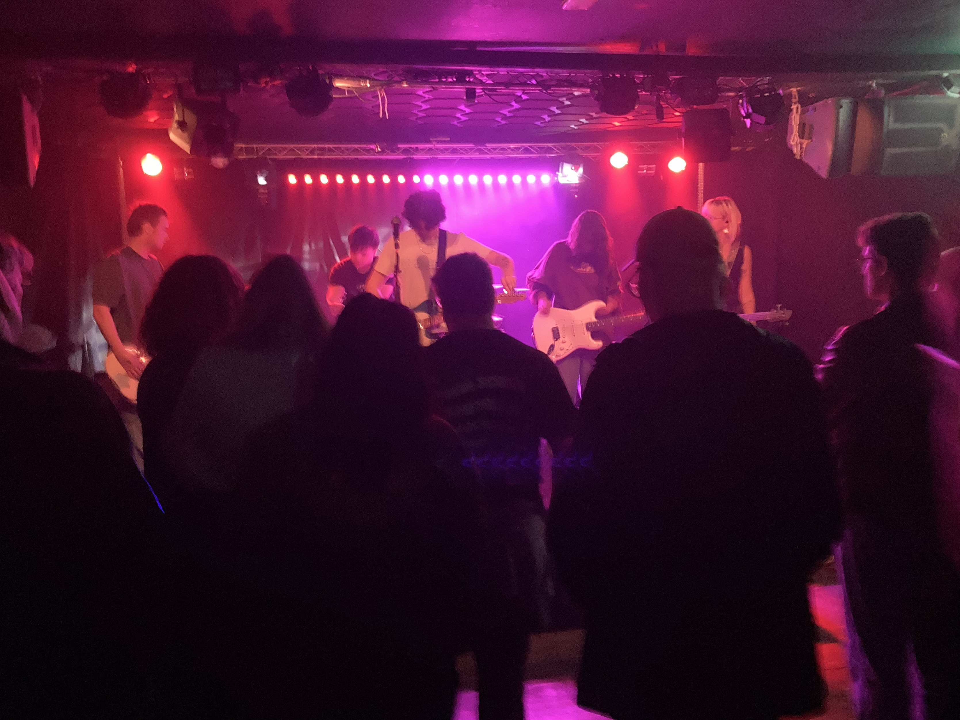 Highdrive performing on stage