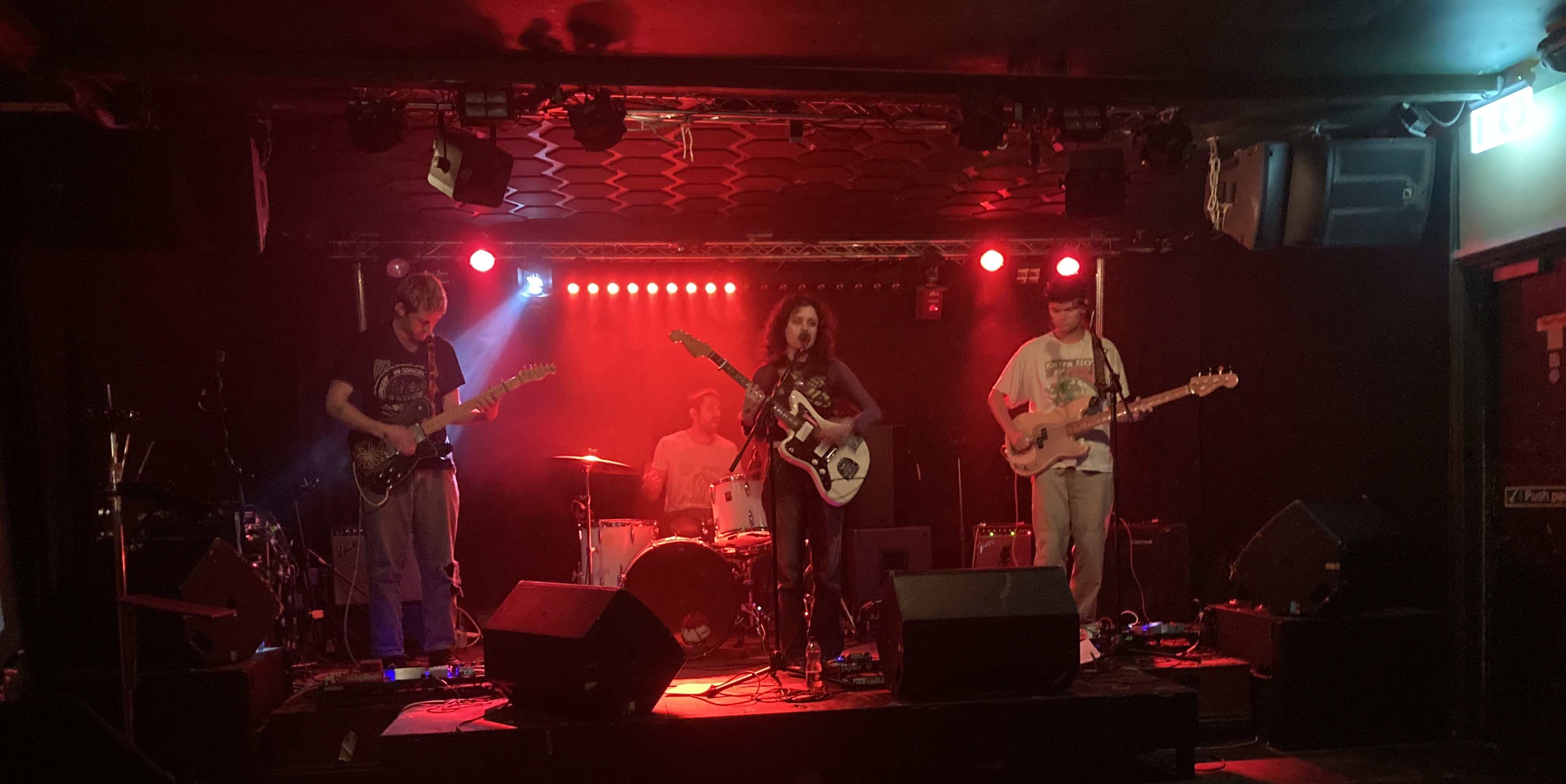 Cruush performing on stage