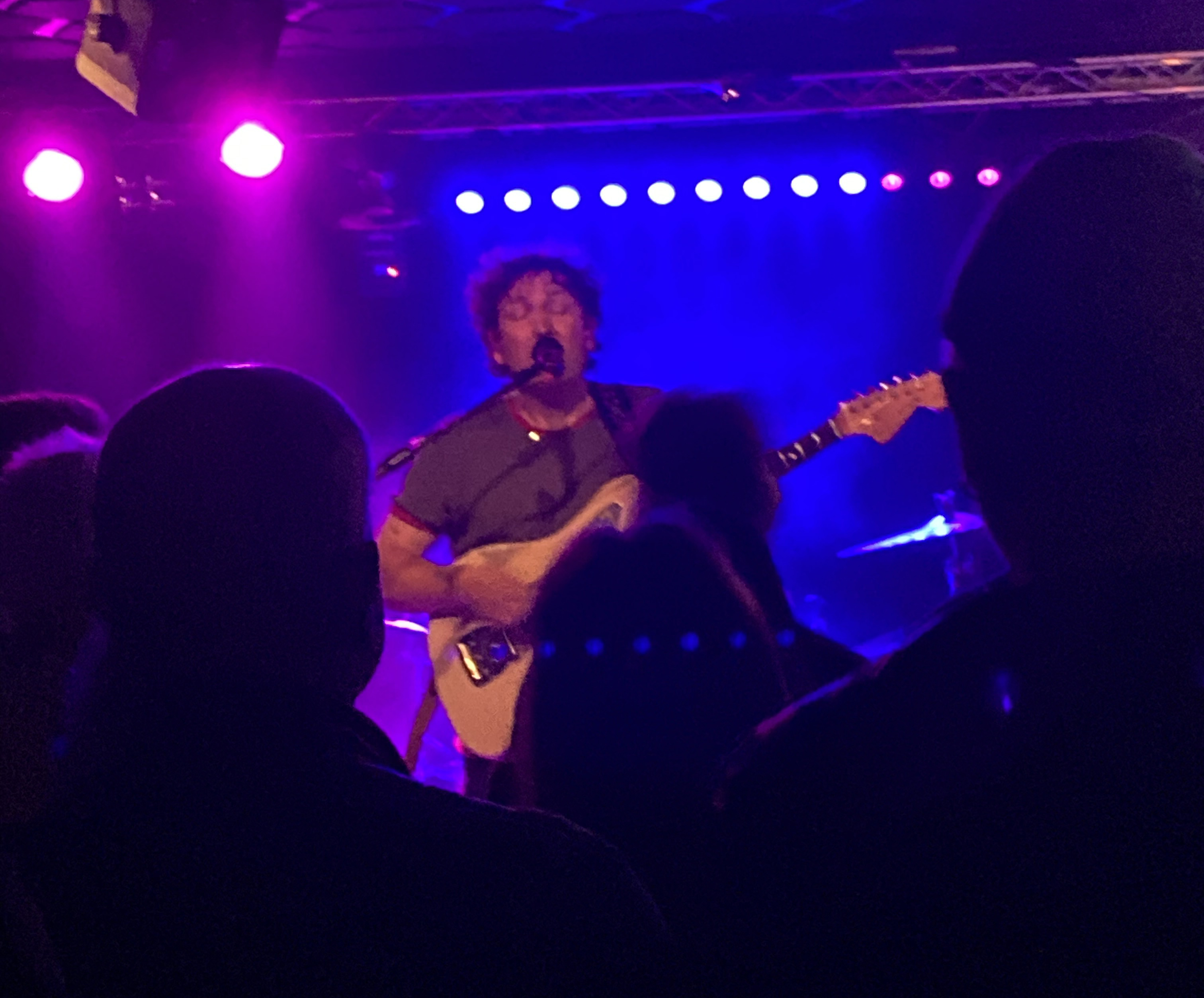 Pale Blue Eyes performing on stage