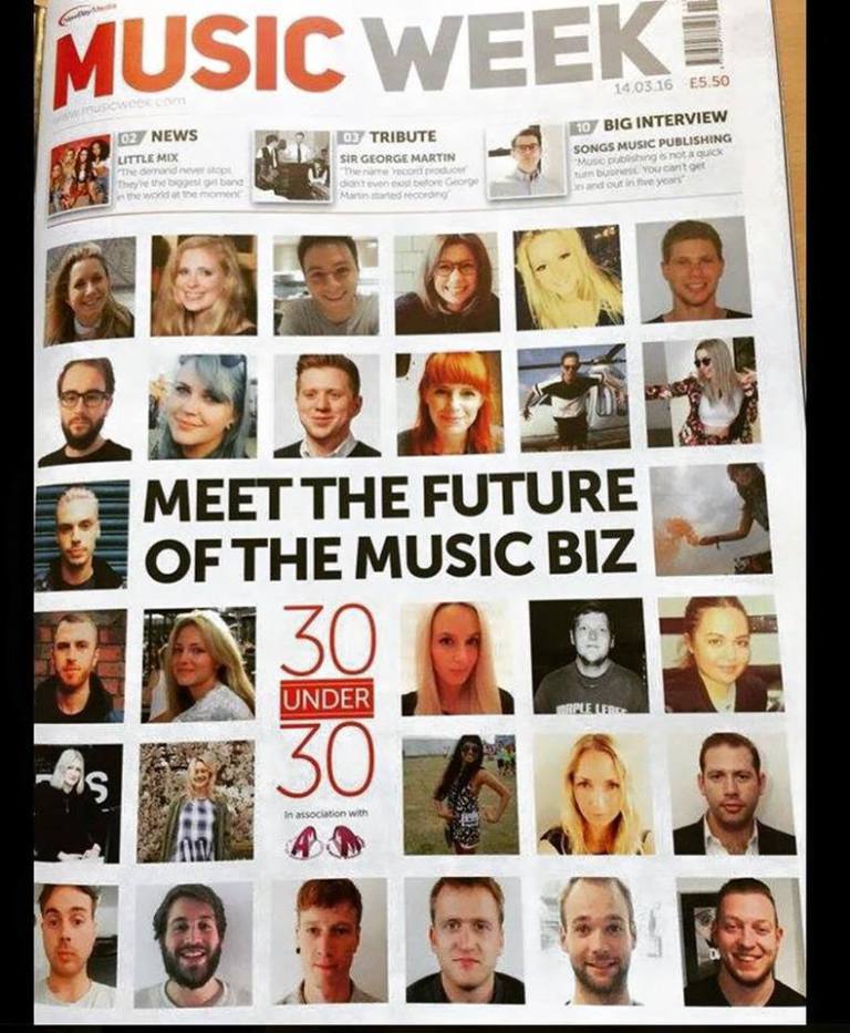 Music Week Magazine cover