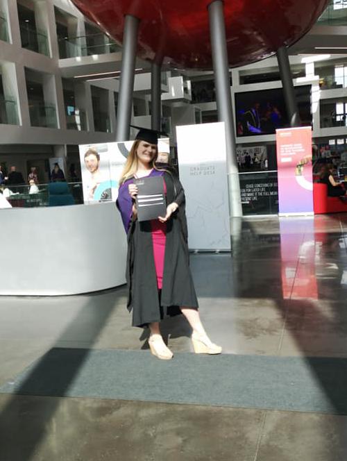Egita graduating