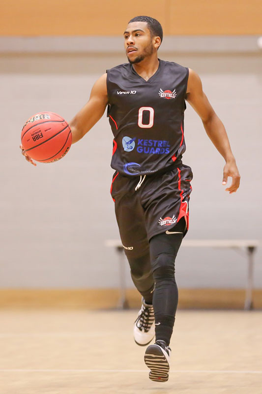 Solent Kestrels player Ian Smith during a match