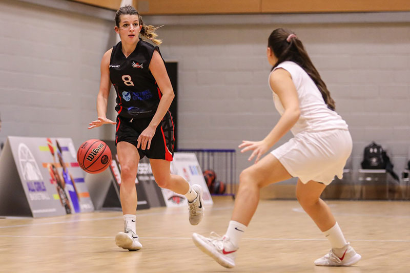 Solent Kestrels player Kristina Velkey during a match