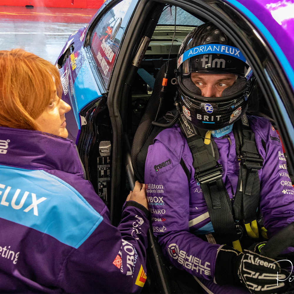 Picture shows Chris Overend in car talking to his wife