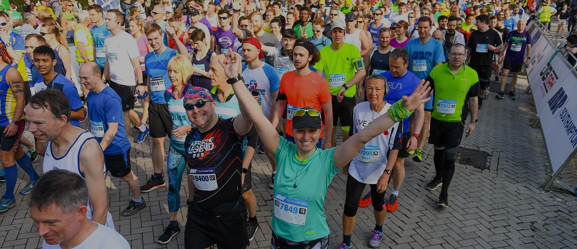 Runners at the ABP Southampton marathon