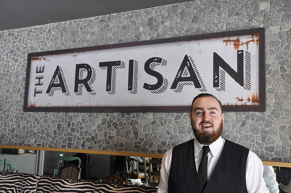 Barista ny The Artisan sign