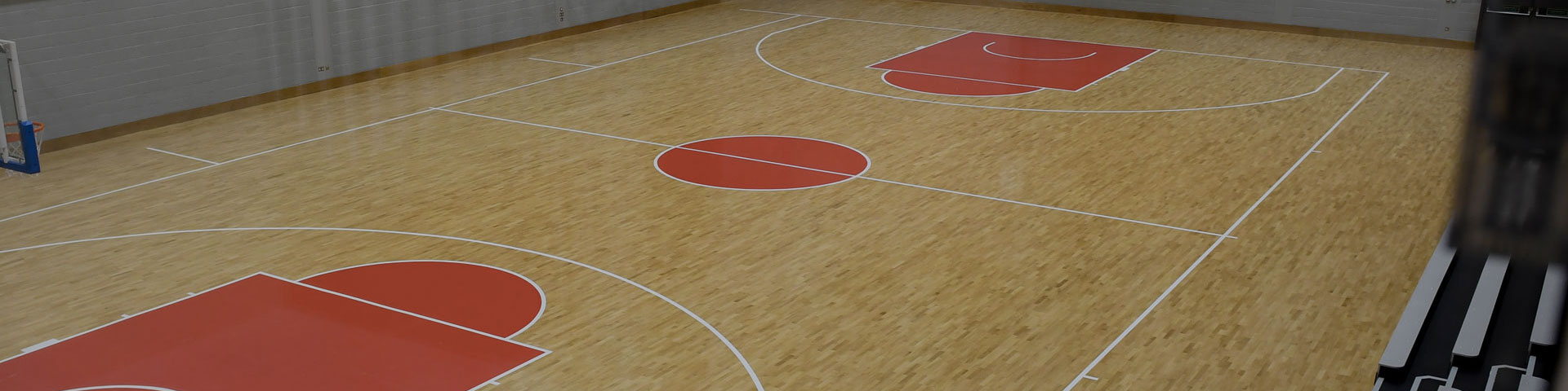 Basketball court at the Solent Sports Complex