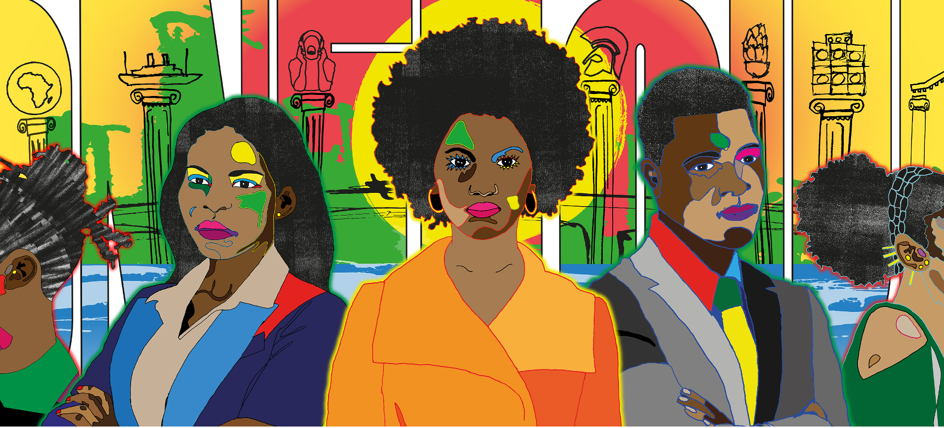 Black History Month illustration by Don John