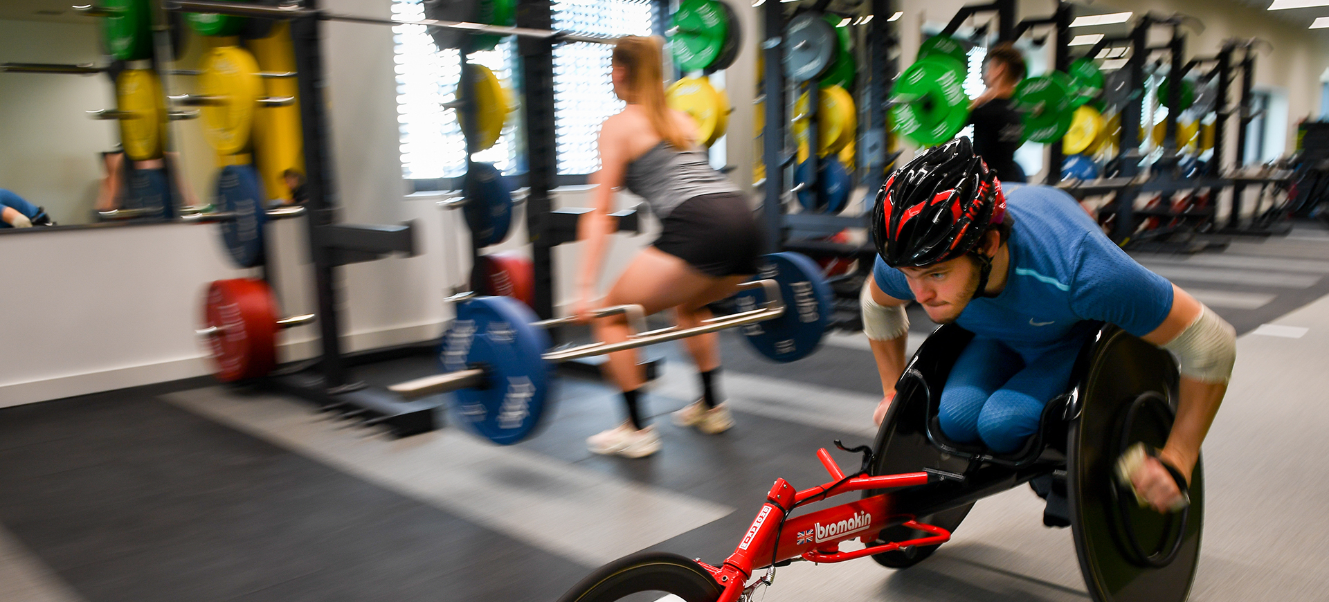 Nathan Blackie, 2nd year Sports Science, T34 Wheelchair racer and Cerebral Palsy World Games multi medallist
