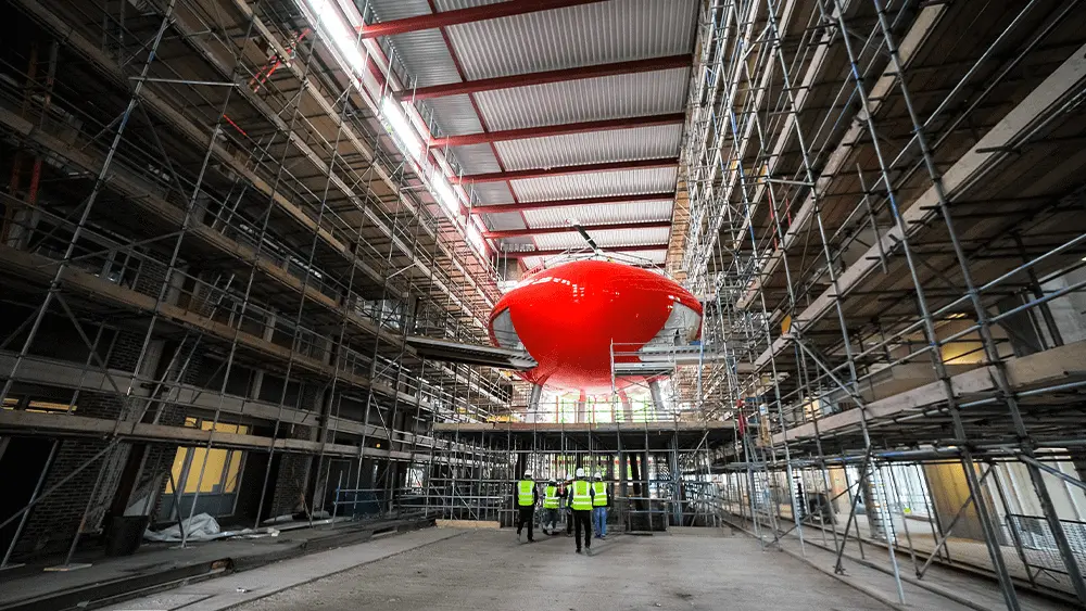 The Spark under construction