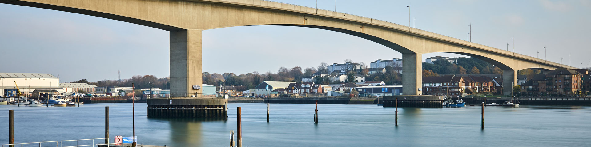 A view of the Itchen Bridge in Southampton