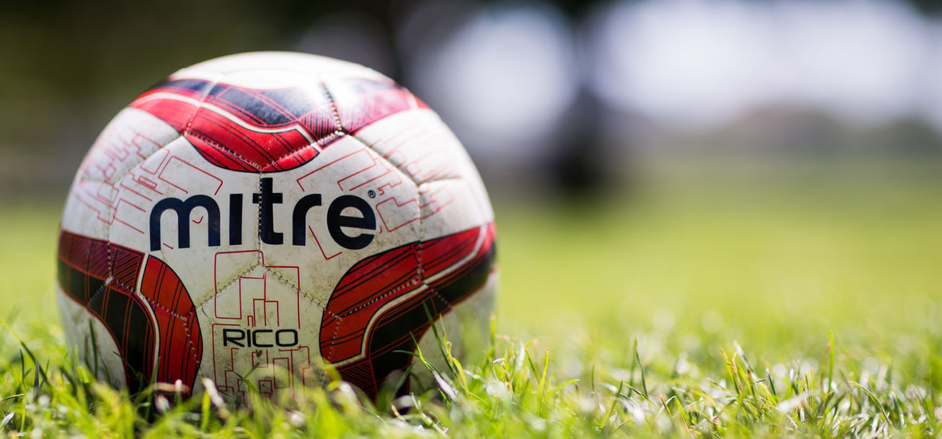 Football in a field