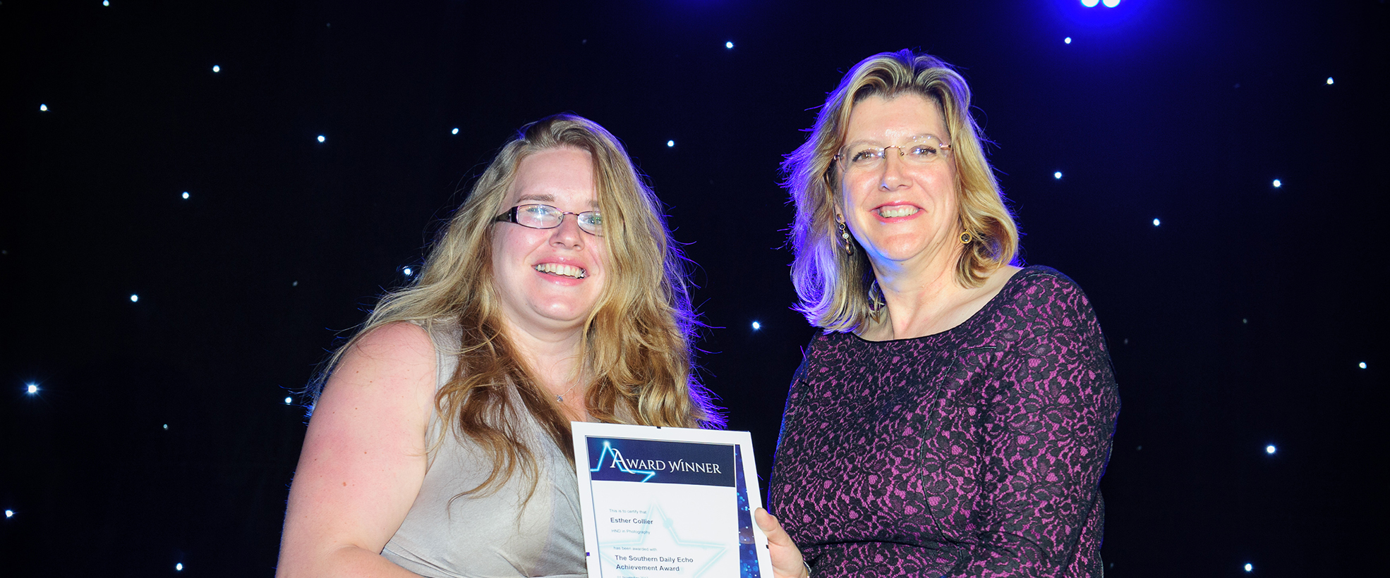 Students at City College awards