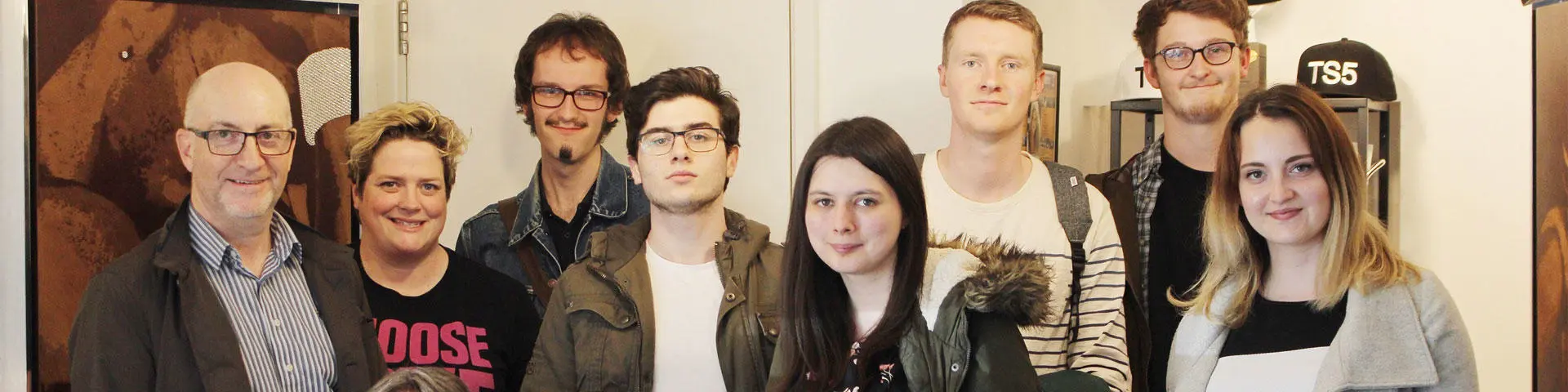 Students with Colin Lester