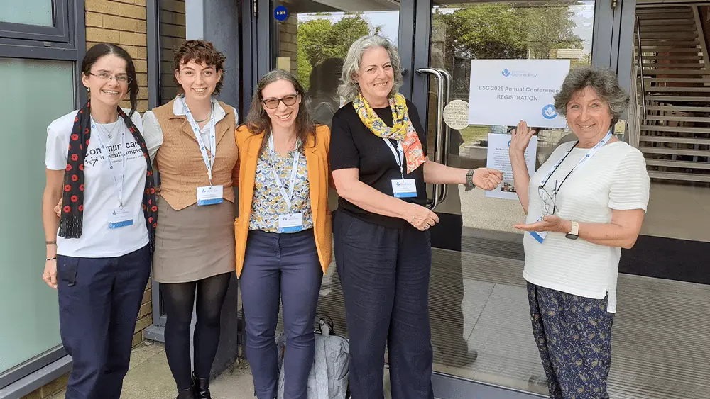 The Communicare team stood together outside.