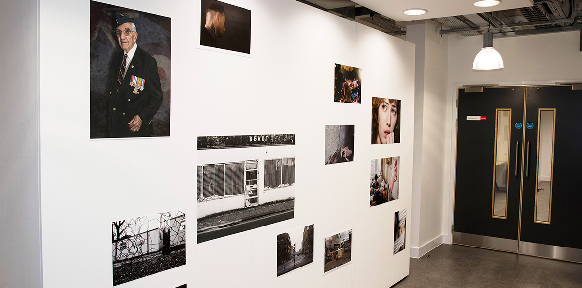 Corridor display of student work