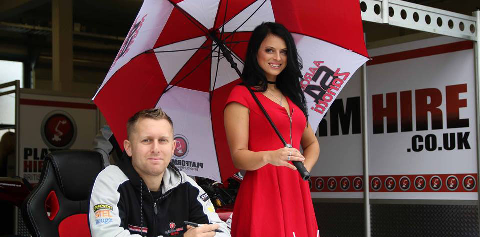 Eloise Robinson at British Superbike