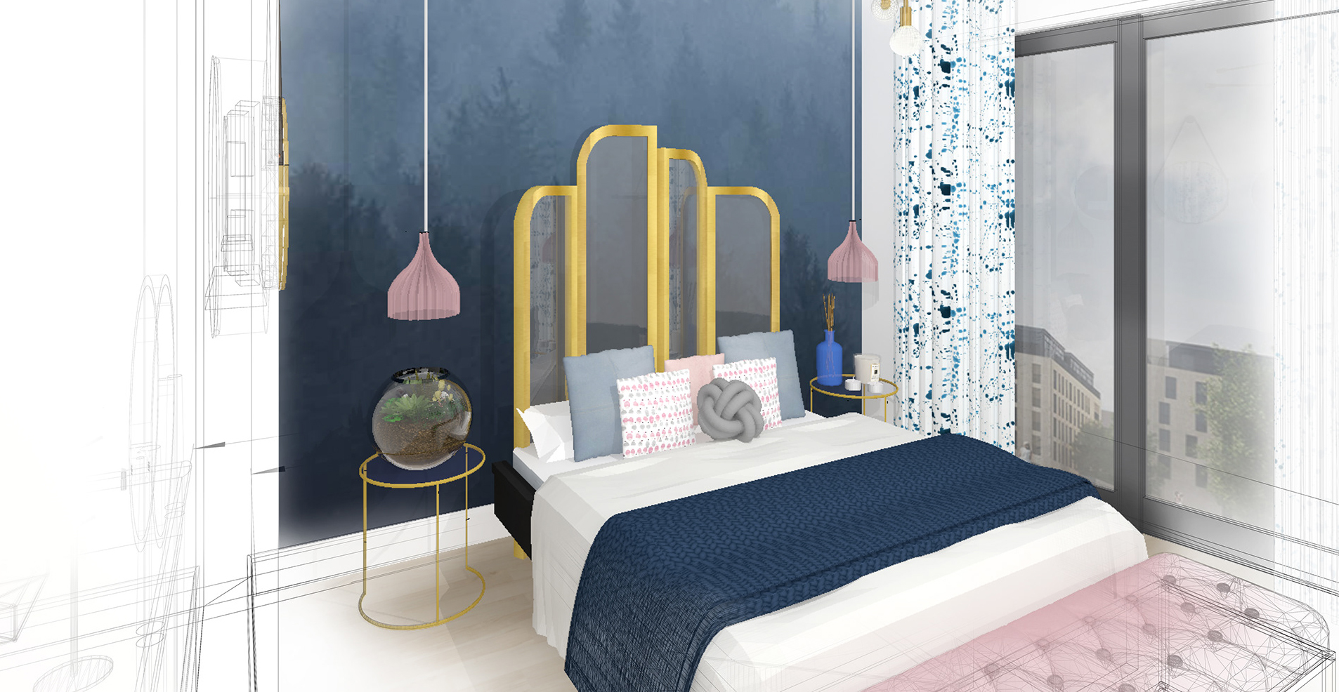 Eve Morgens bedroom design