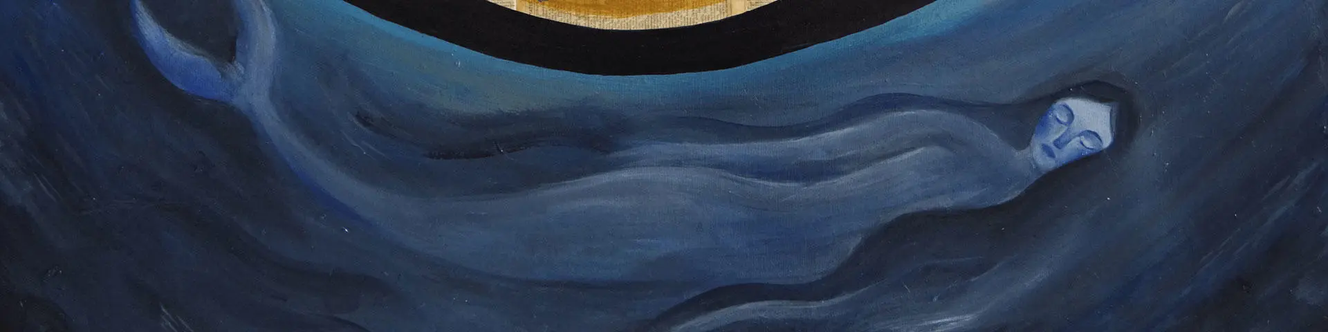 A painting of a mermaid by Agata Hendzel