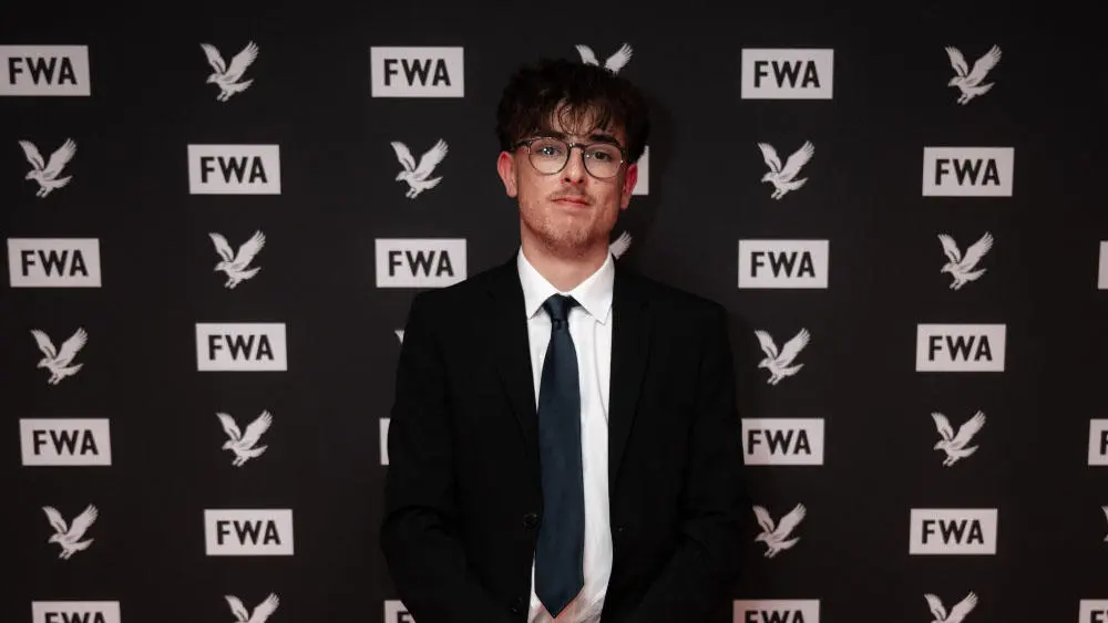 Football Writers Association awards winner Jack Pearce