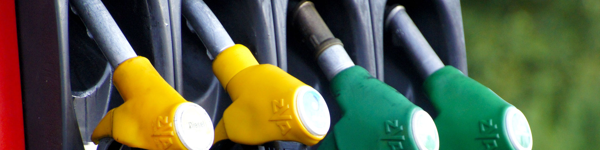 Pumps at a petrol station