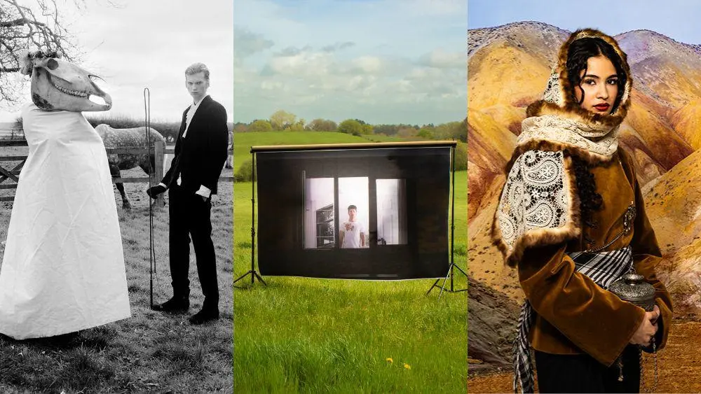 Three photos of students work nominated for the GFW2026 awards