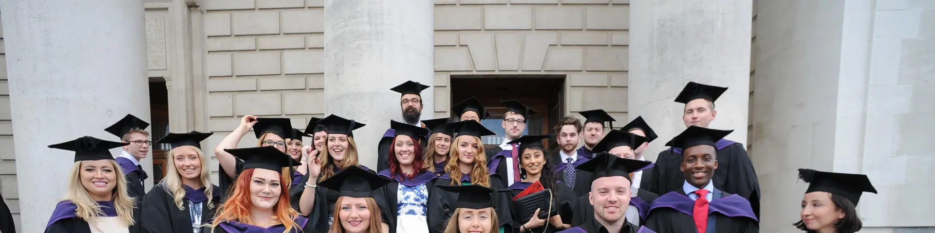 Graduates outside Guildhall