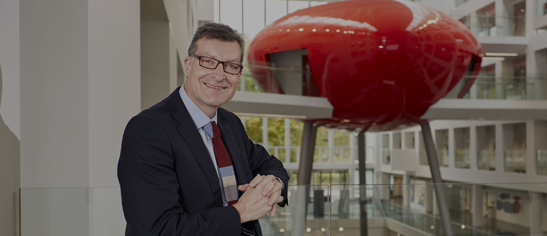 Solent's Vice-Chancellor, Professor Graham Baldwin in The Spark