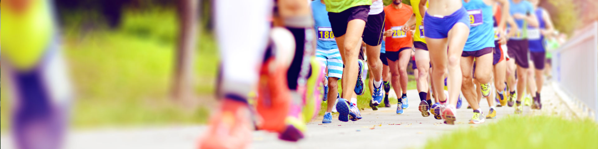People running