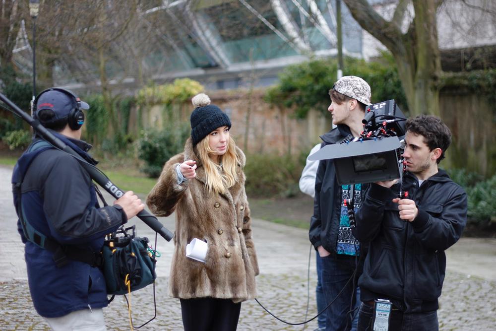GripUp filming on location
